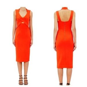 nicholas orange dress